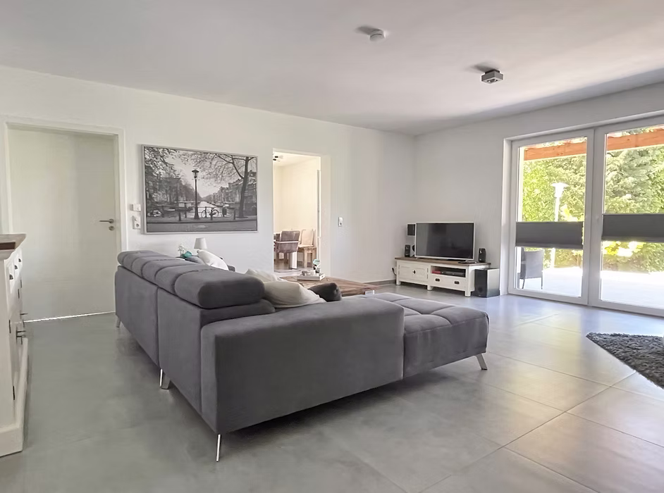 Wohnzimmer der Fewo Aussicht